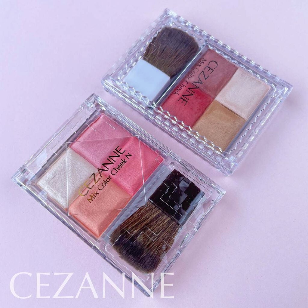 ミックスカラーチーク/CEZANNE/パウダーチークを使ったクチコミ(7枚目)