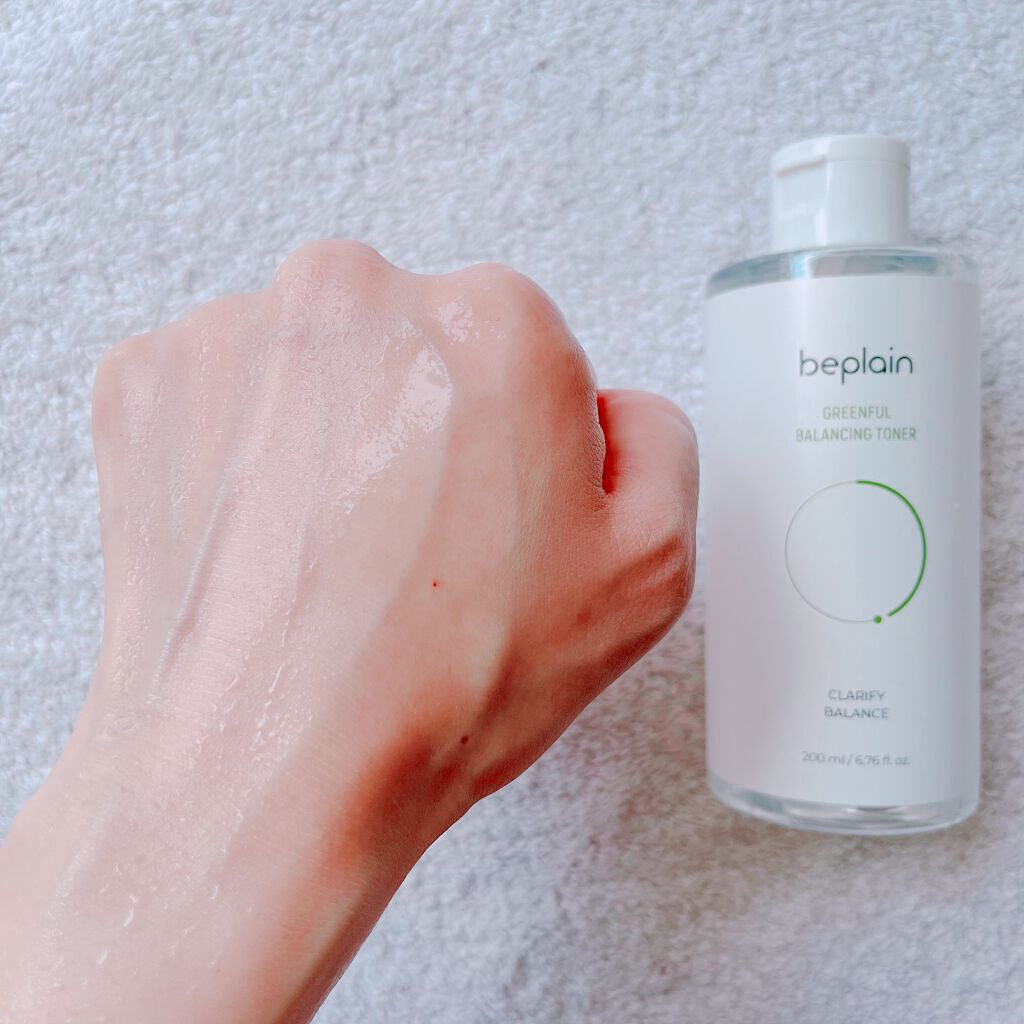 緑豆バランシングトナー/beplain/化粧水を使ったクチコミ(4枚目)