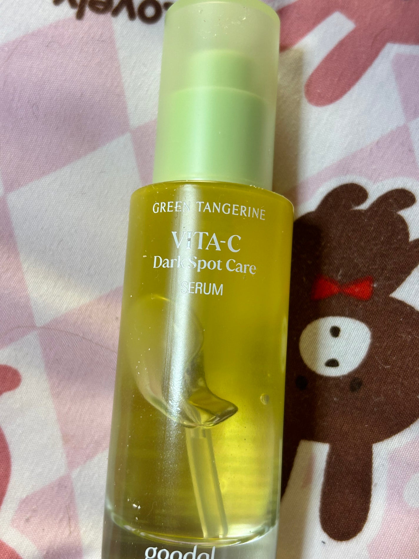 グリーンタンジェリン ビタC ダークスポットケアセラム/goodal/美容液を使ったクチコミ(2枚目)