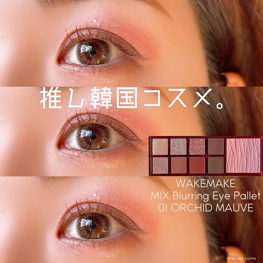 ミックスブラーリングアイパレット/wakemake/マルチパレットを使ったクチコミ(1枚目)