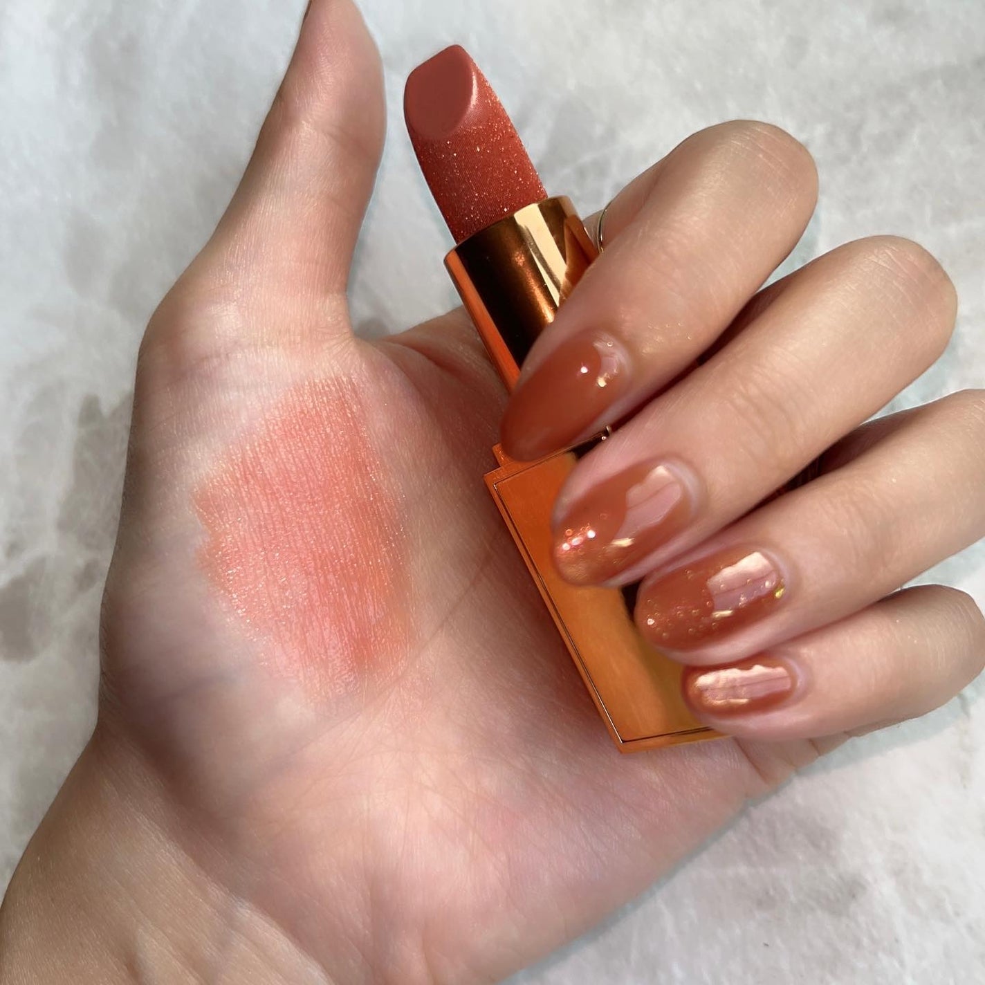 ソレイユ ドゥ フ スパーク リップ バーム/TOM FORD BEAUTY/口紅を使ったクチコミ(2枚目)