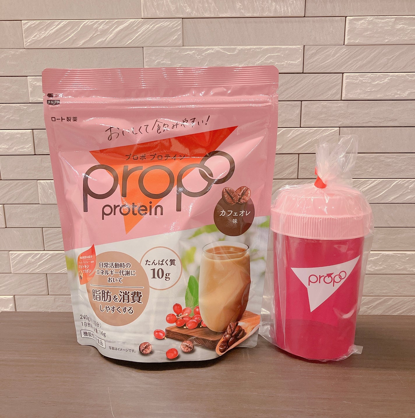 プロポ プロテイン(カフェオレ味)/ロート製薬/その他プロテインを使ったクチコミ(1枚目)