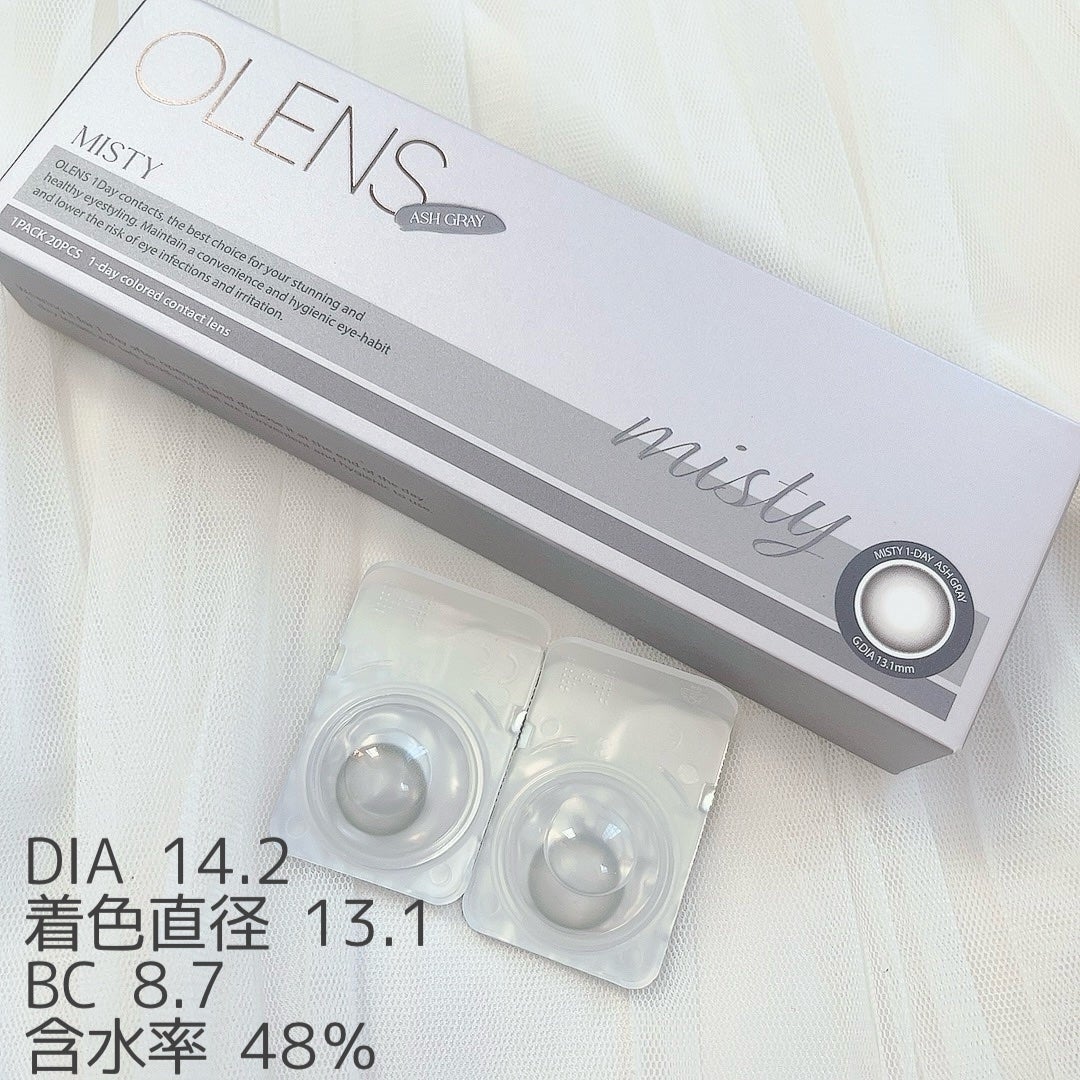 ミスティワンデー/OLENS/カラーコンタクトレンズを使ったクチコミ(5枚目)