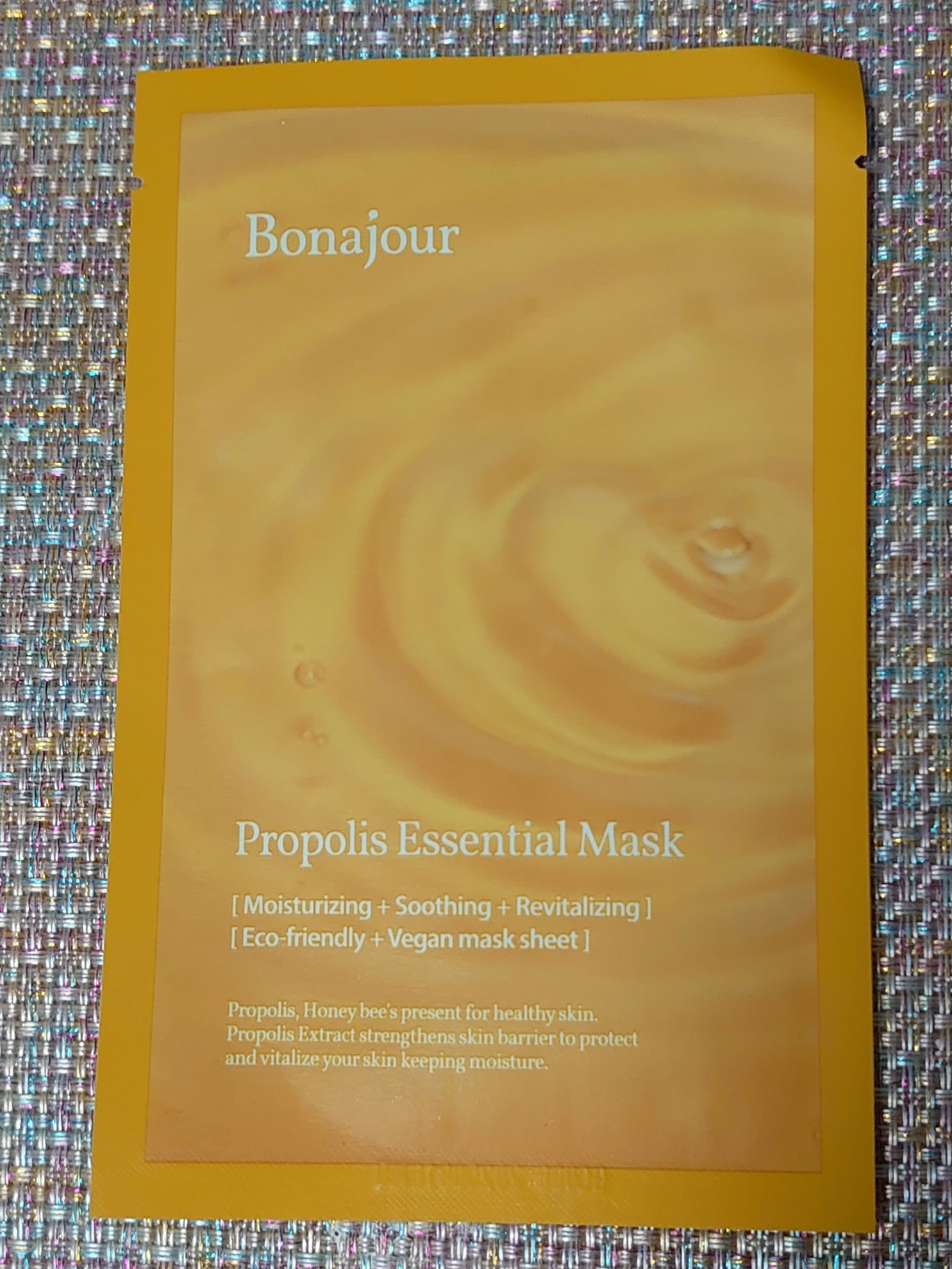 プロポリスエッセンシャルマスク/Bonajour/シートマスク・パックを使ったクチコミ（1枚目）