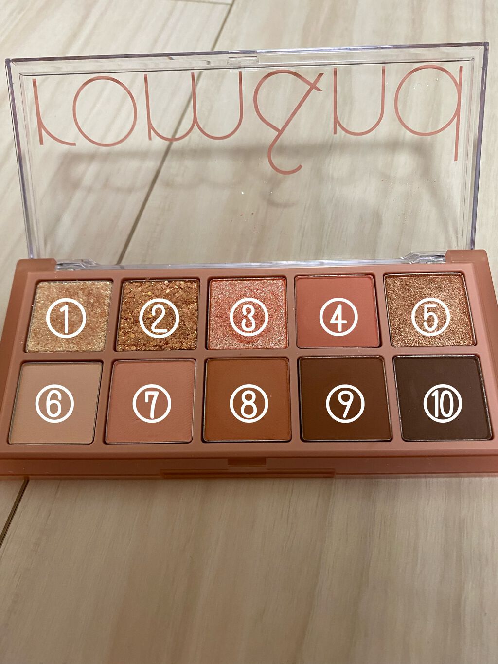 ベターザンパレット/rom&nd/アイシャドウパレットを使ったクチコミ（2枚目）