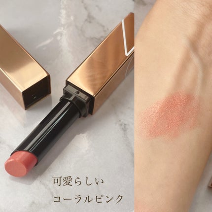 オーガズム アフターグロー リップスティック & ミニリキッドブラッシュデュオ/NARS/メイクアップキットを使ったクチコミ(2枚目)
