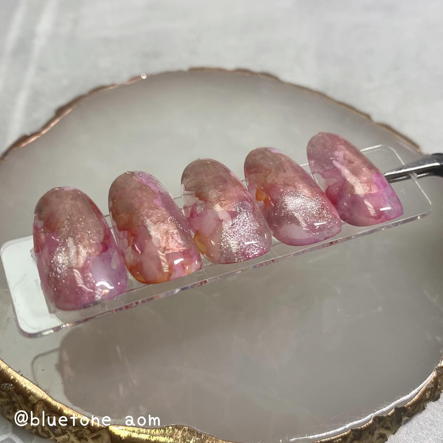 ⋆͛🦖⋆͛aomi on LIPS 「pinknuance…♡マグちゃん仕込んだりしてインクで遊びま..」(9枚目)