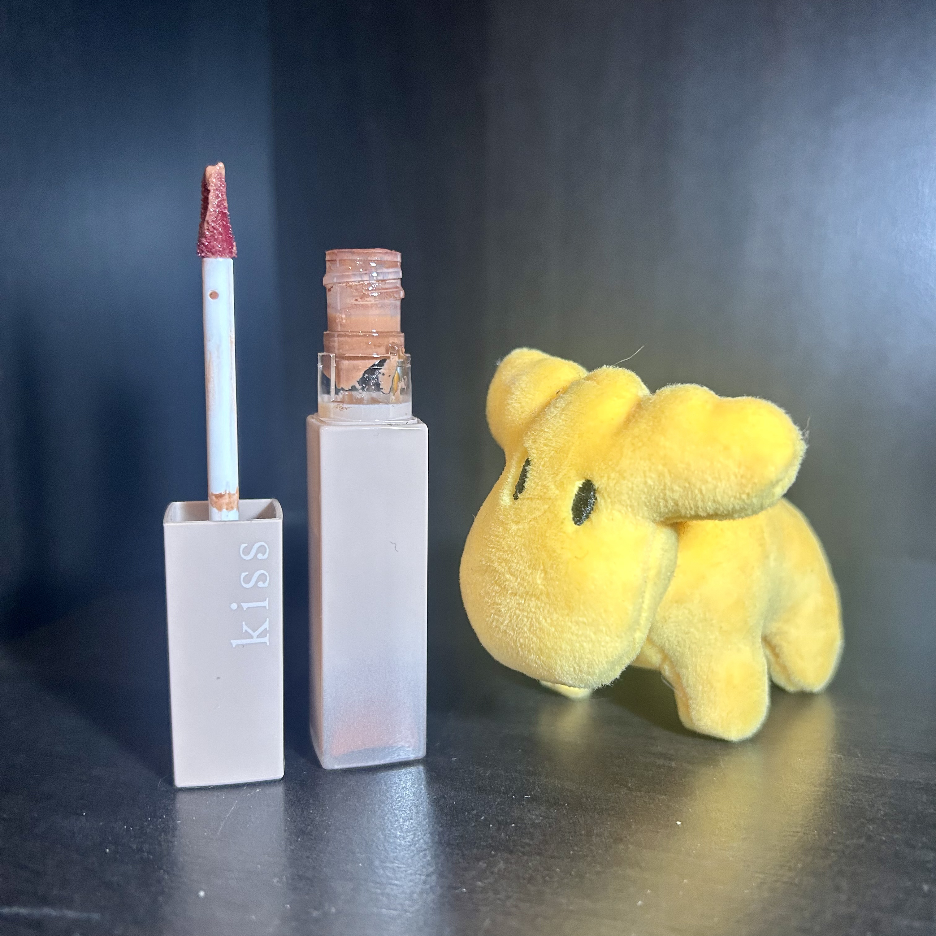 リップアーマー 01 スチームヌード/KiSS/口紅を使ったクチコミ（2枚目）