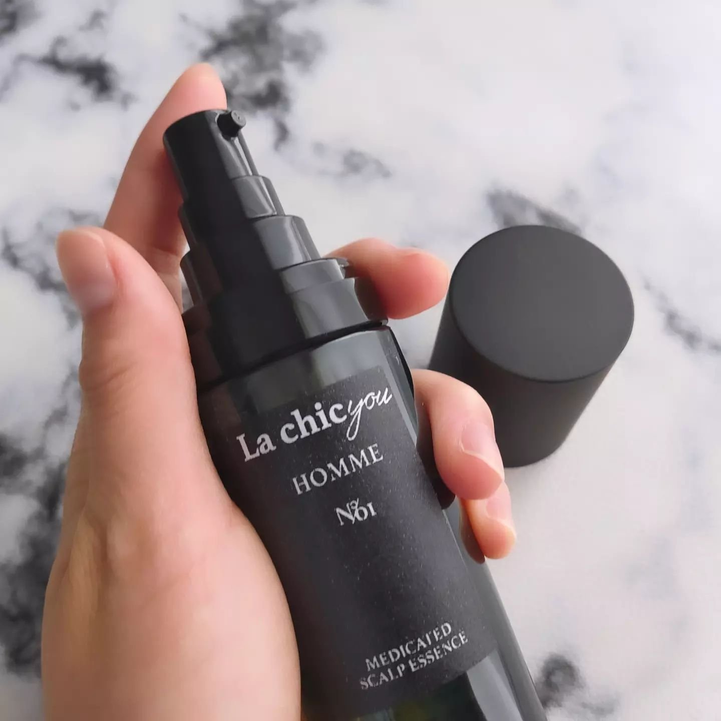 オム メディケイテッド スカルプエッセンス/La chicyou/頭皮ローションを使ったクチコミ（2枚目）