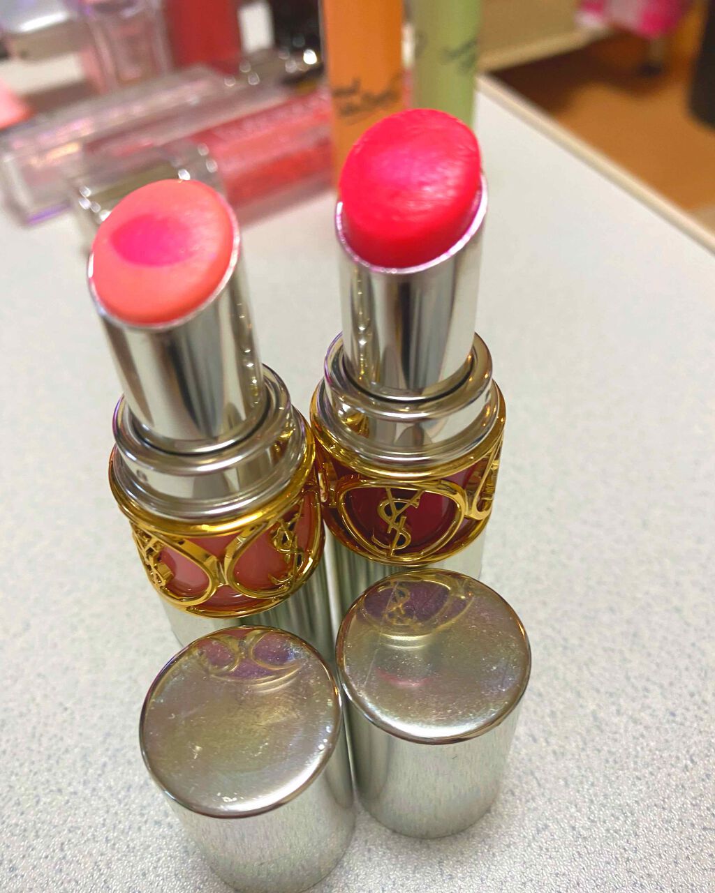 ヴォリュプテ ティントインバーム/YVES SAINT LAURENT BEAUTE/口紅を使ったクチコミ(1枚目)