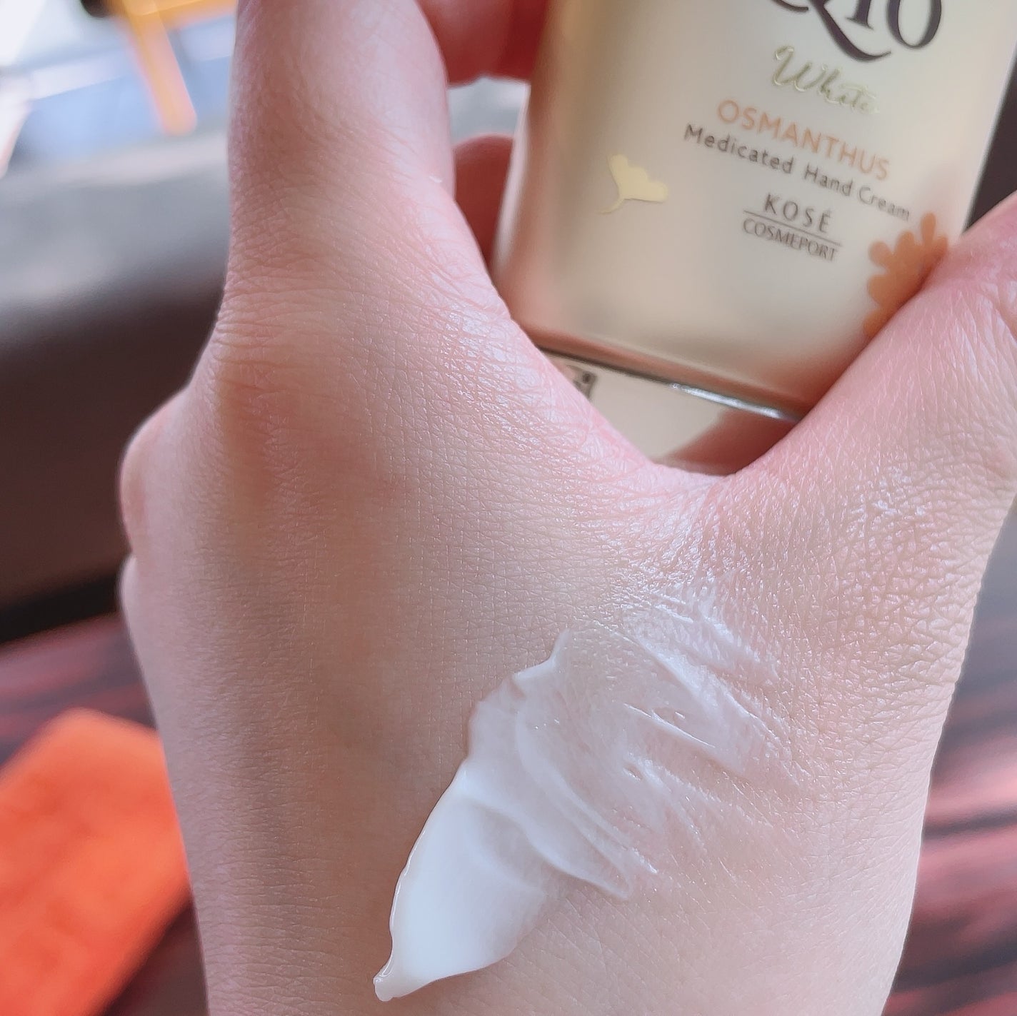 コエンリッチ ザ プレミアム 薬用リンクルホワイト ハンドクリーム 金木犀の香り 【医薬部外品】/コエンリッチQ10/ハンドクリームを使ったクチコミ(6枚目)