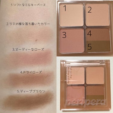 PERIPERA インク ポケット シャドウ パレット(AD)のクチコミ「🌹PERIPERA
インク ポケット シャドウ パレット
04YOU KNOW WHAT MU.....」（3枚目）