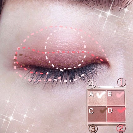 シルキースフレアイズ(マットタイプ)/キャンメイク/アイシャドウパレットを使ったクチコミ(4枚目)