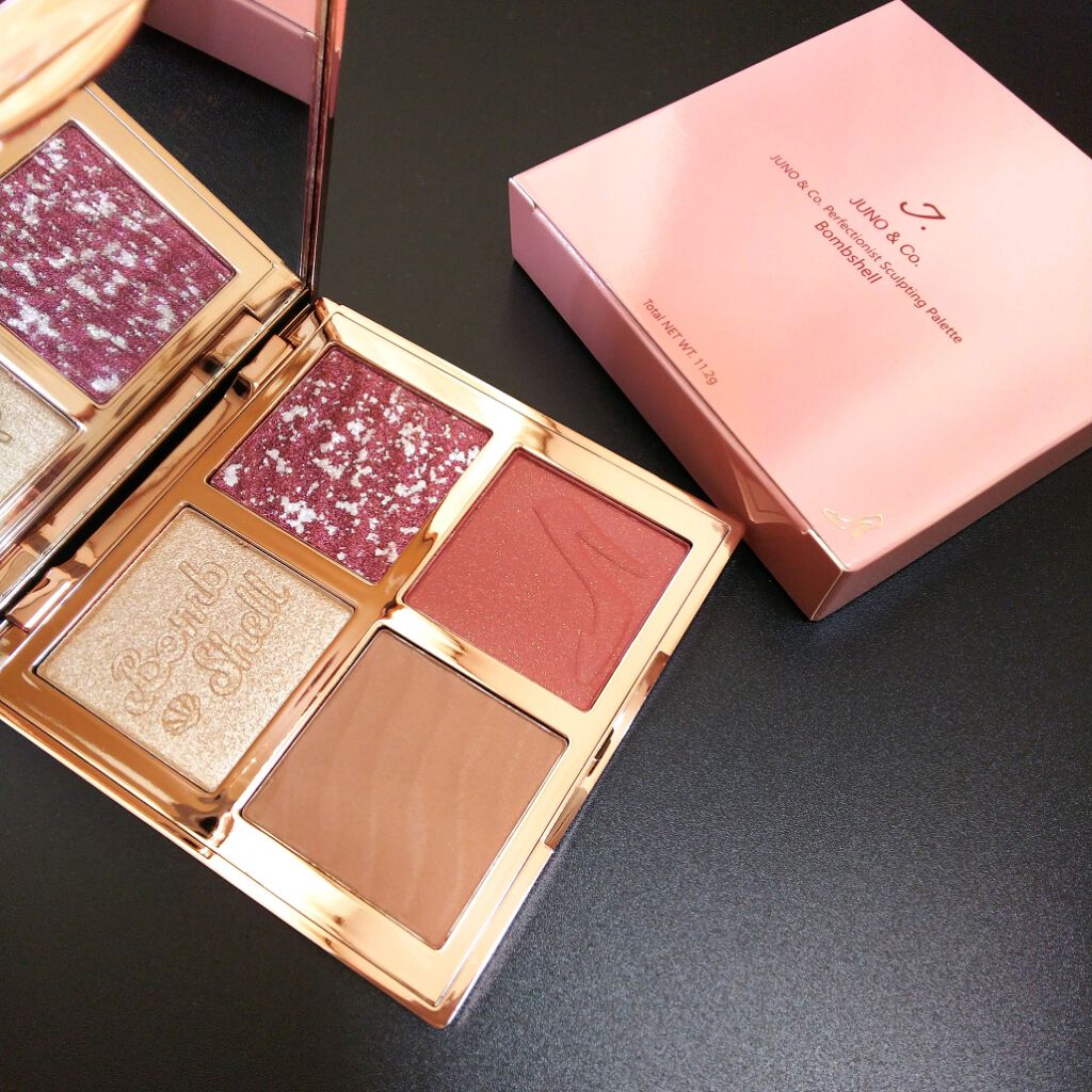 Bombshell - Perfectionist Sculpting Palette/JUNO & CO./パウダーチークを使ったクチコミ(1枚目)