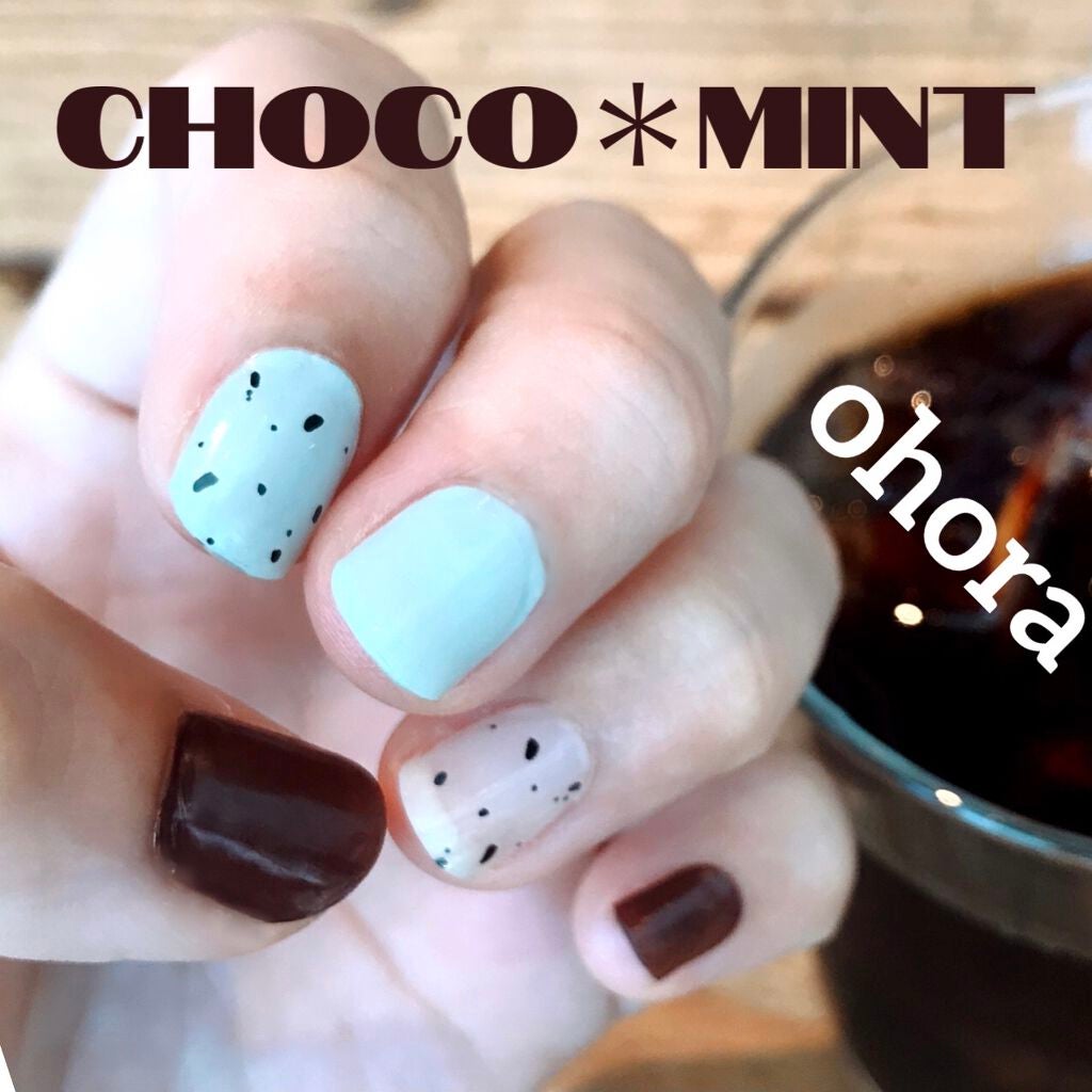 セミキュアジェルネイル(ハンド)/ohora/ネイルシールを使ったクチコミ(1枚目)