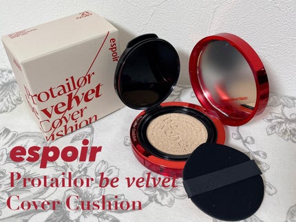 プロテーラービーベルベットカバークッション/espoir/クッションファンデーションを使ったクチコミ(1枚目)