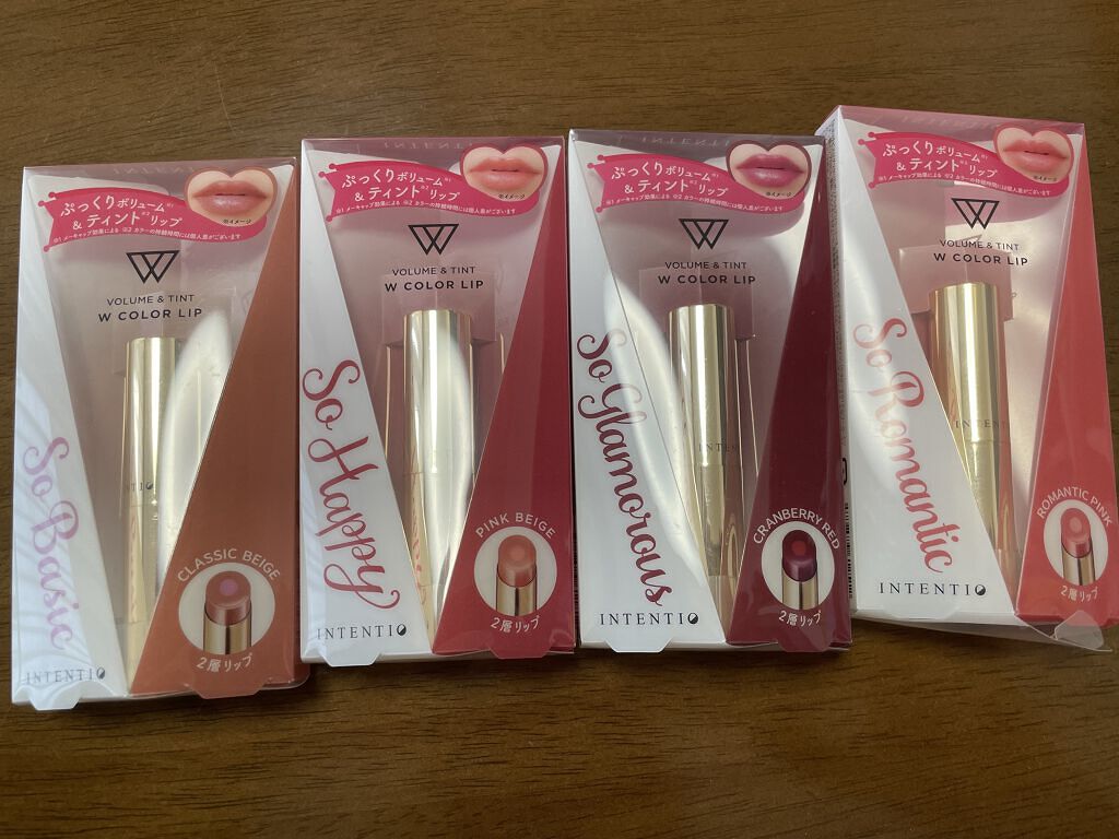 ダブルカラーリップティントA/INTENTIO/リップティントを使ったクチコミ（1枚目）