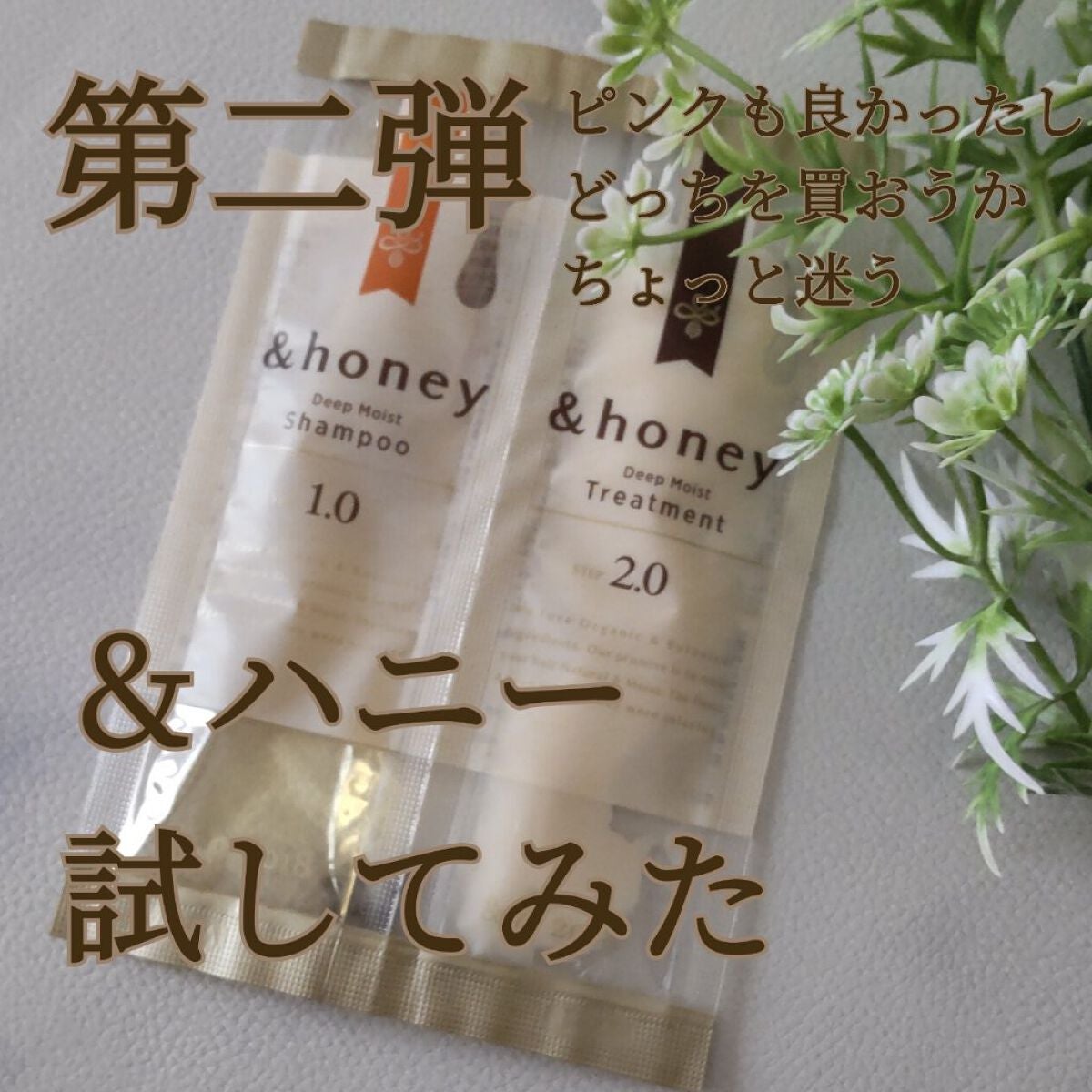 ディープモイスト シャンプー1.0/ヘアトリートメント2.0/&honey/市販シャンプーを使ったクチコミ(1枚目)