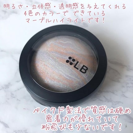 マーブルハイライター MH-2・ジュピターグロウ/LB/パウダーチークを使ったクチコミ(3枚目)