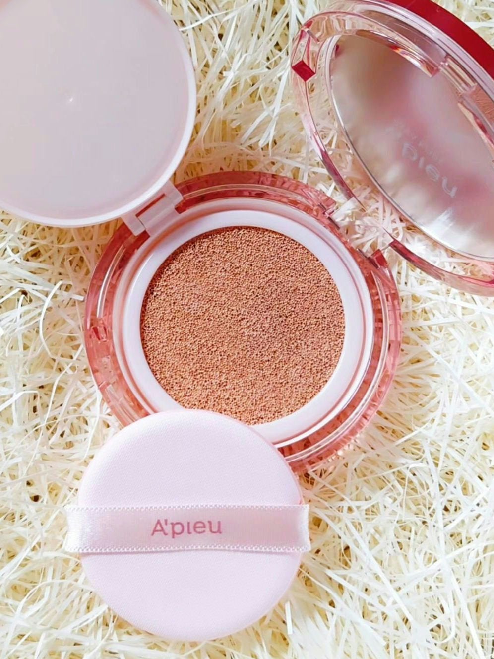 スキンケア ウォーターロッククッション /A’pieu/クッションファンデーションを使ったクチコミ(1枚目)