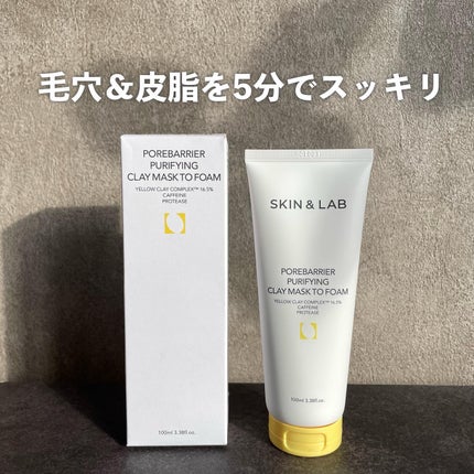 ポアバリアピューリファイングクレイマスクトゥフォーム/SKIN&LAB/洗い流すパック・マスクを使ったクチコミ(1枚目)
