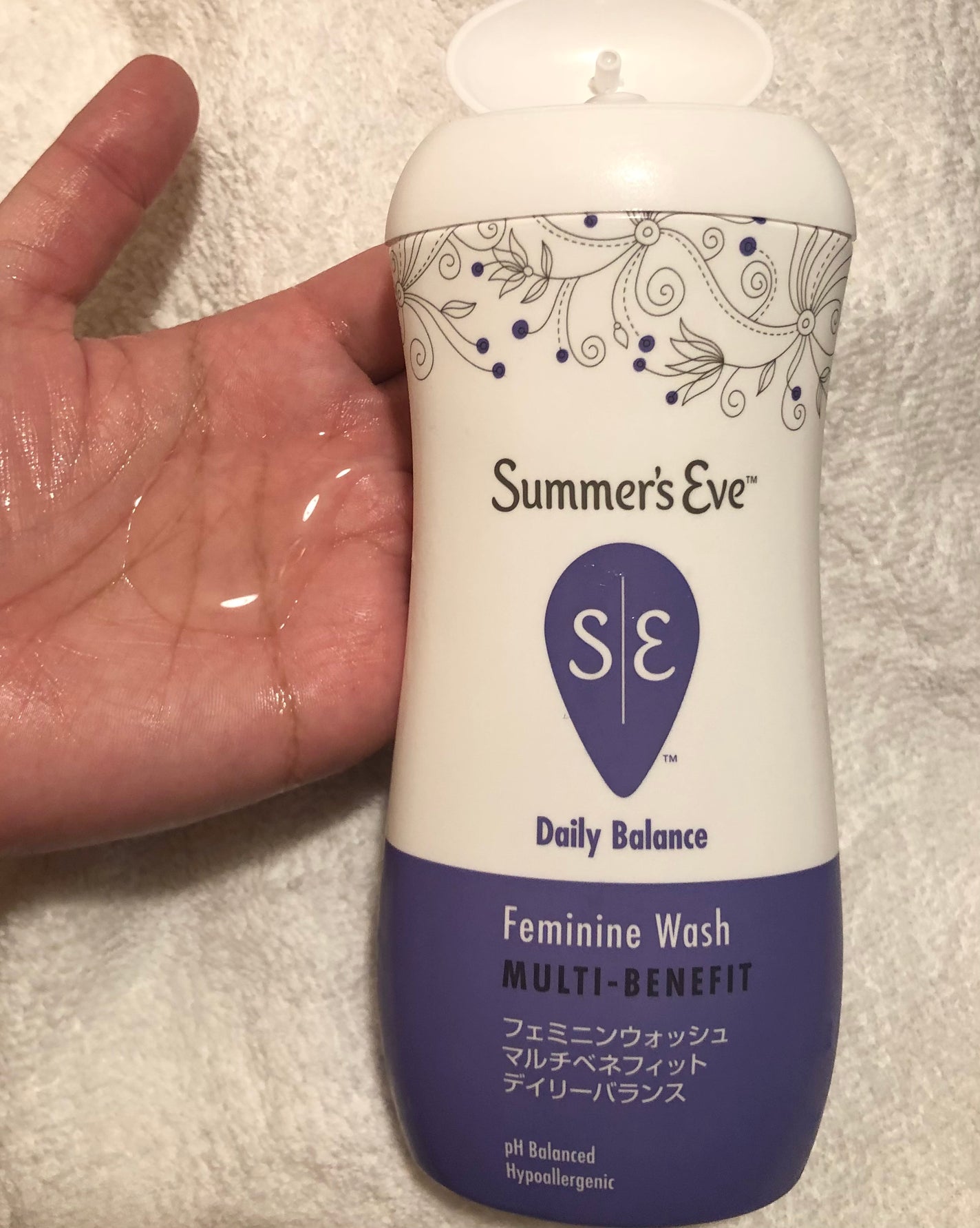 フェミニンウォッシュ マルチベネフィット デイリーバランス/Summer's Eve(サマーズイブ)/デリケートゾーンケアを使ったクチコミ(3枚目)