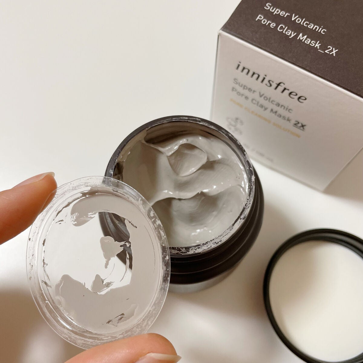 スーパーヴォルカニック ポア クレイマスク/innisfree/洗い流すパック・マスクを使ったクチコミ(3枚目)