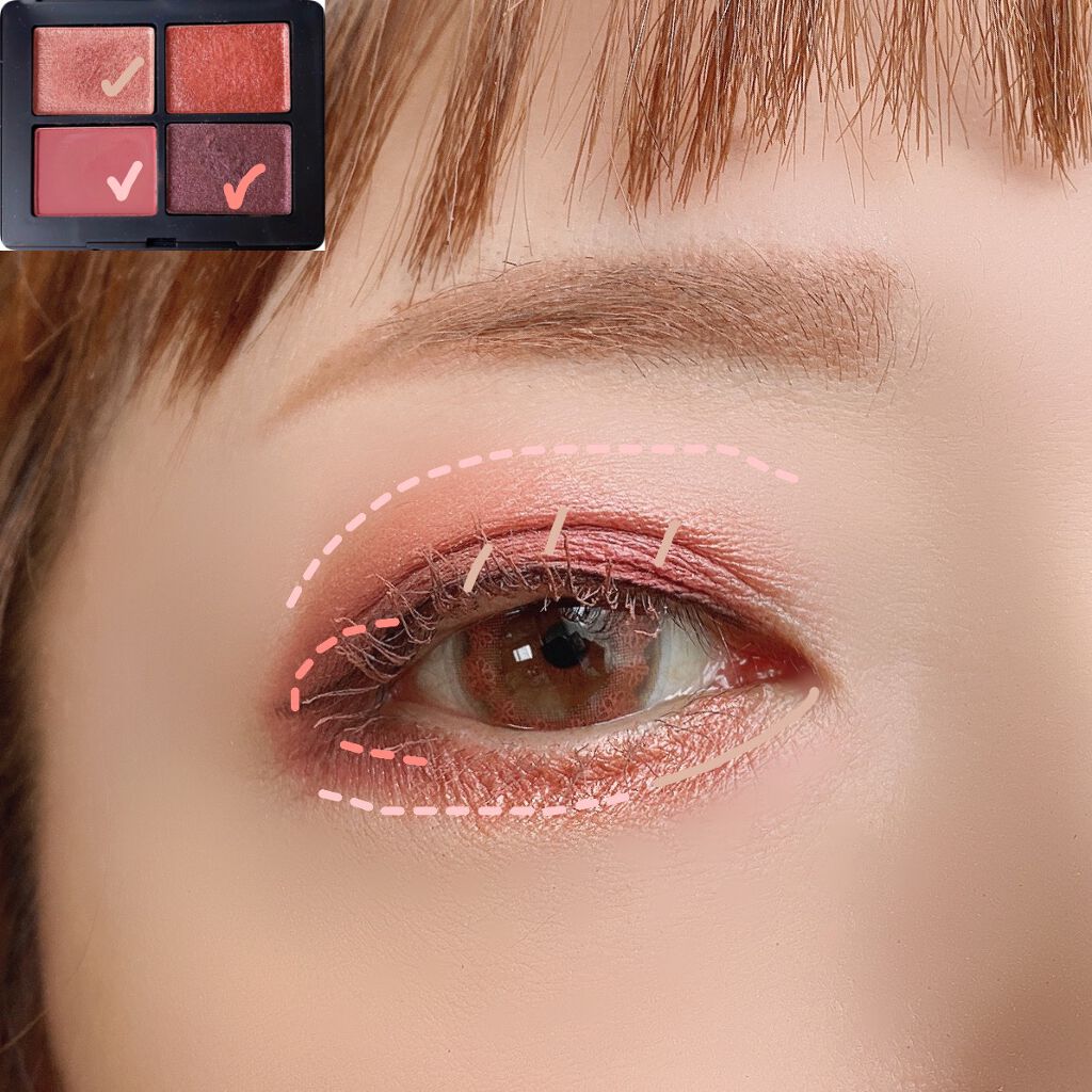 クワッドアイシャドー/NARS/アイシャドウパレットを使ったクチコミ(2枚目)