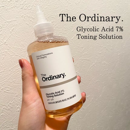 Glycolic Acid 7% Toning Solution/The Ordinary/ブースター・導入液を使ったクチコミ(1枚目)