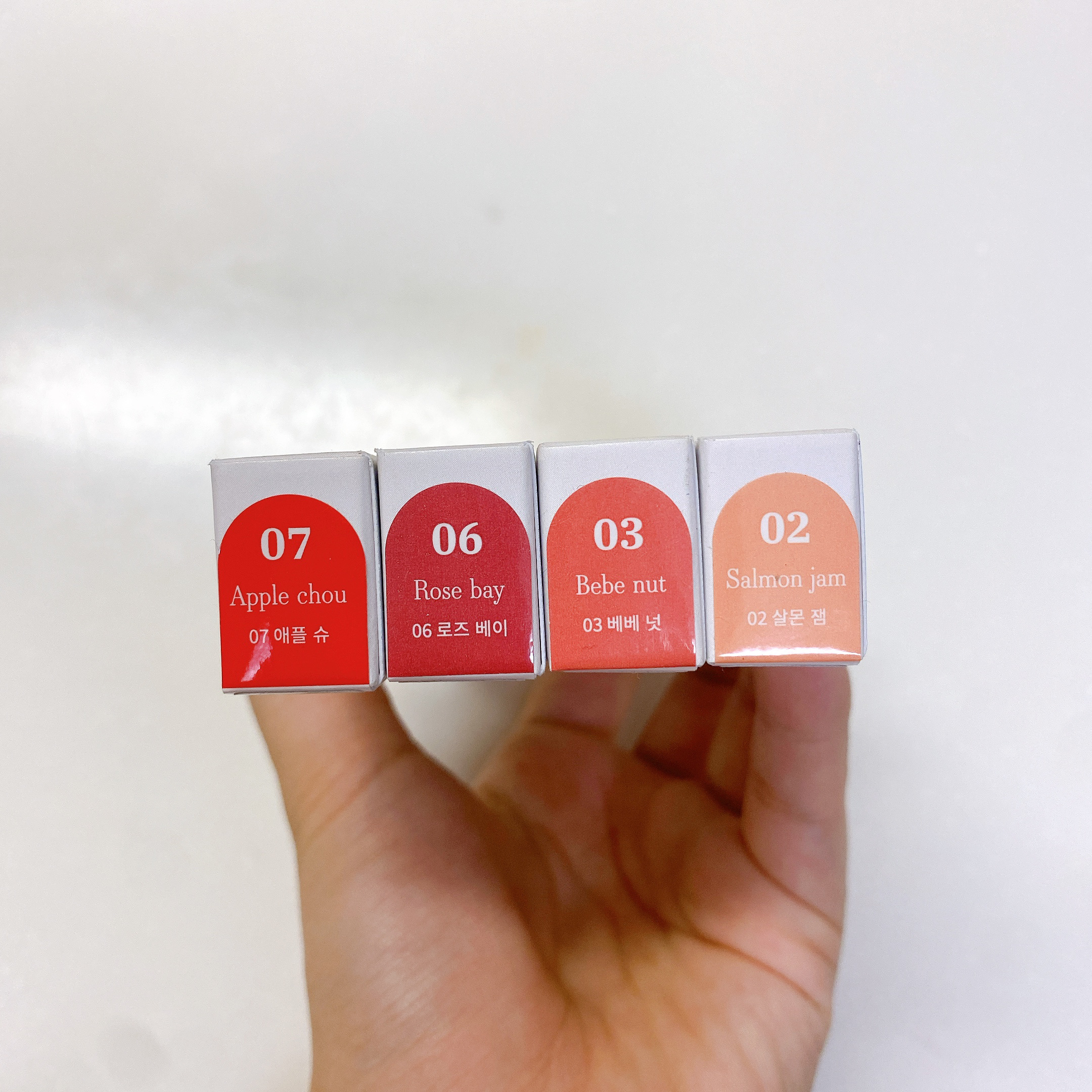 ドリズルバーム #07 アップルシュー/mude./口紅を使ったクチコミ（3枚目）