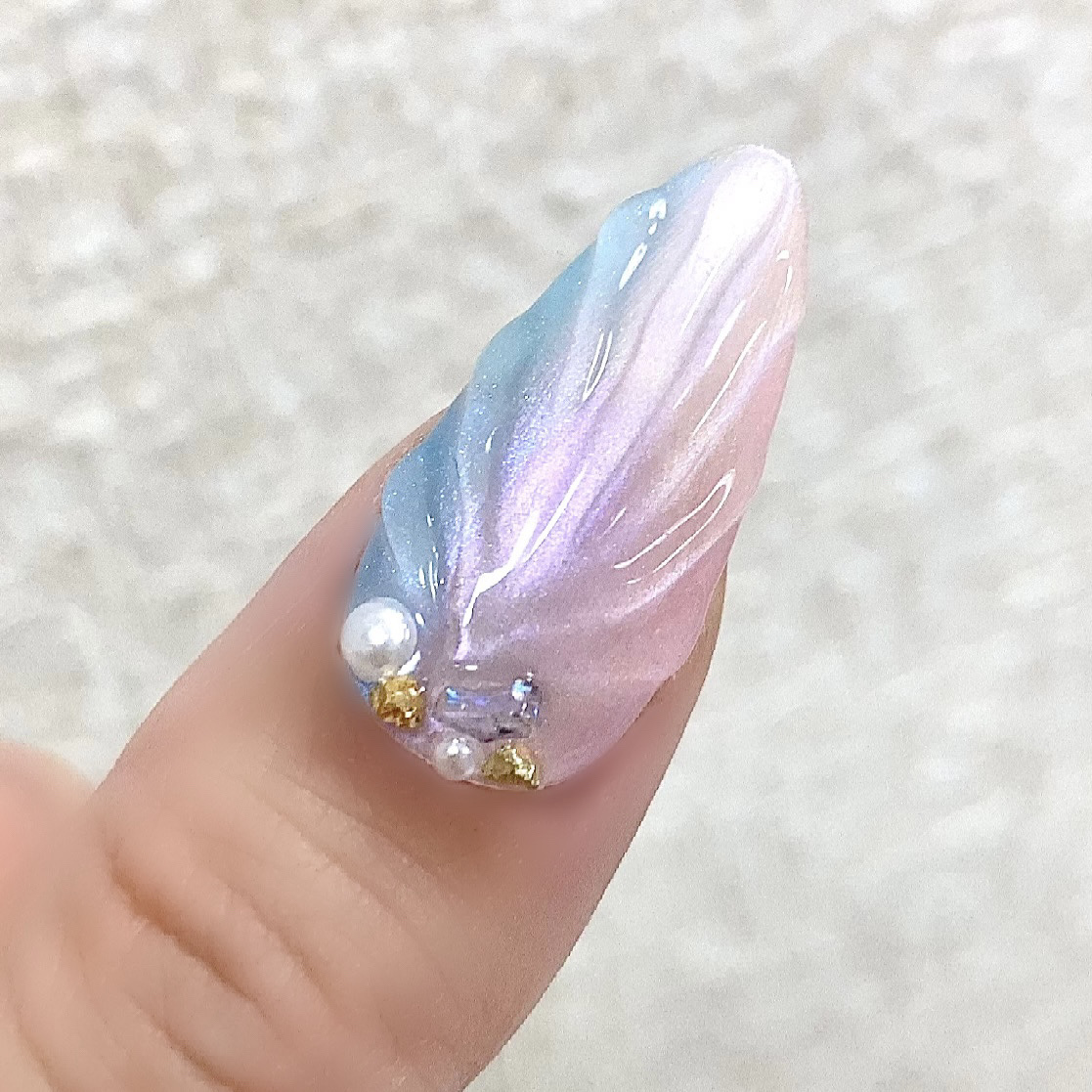 クリアアイシングジェル/セリア/ジェルネイルを使ったクチコミ（3枚目）