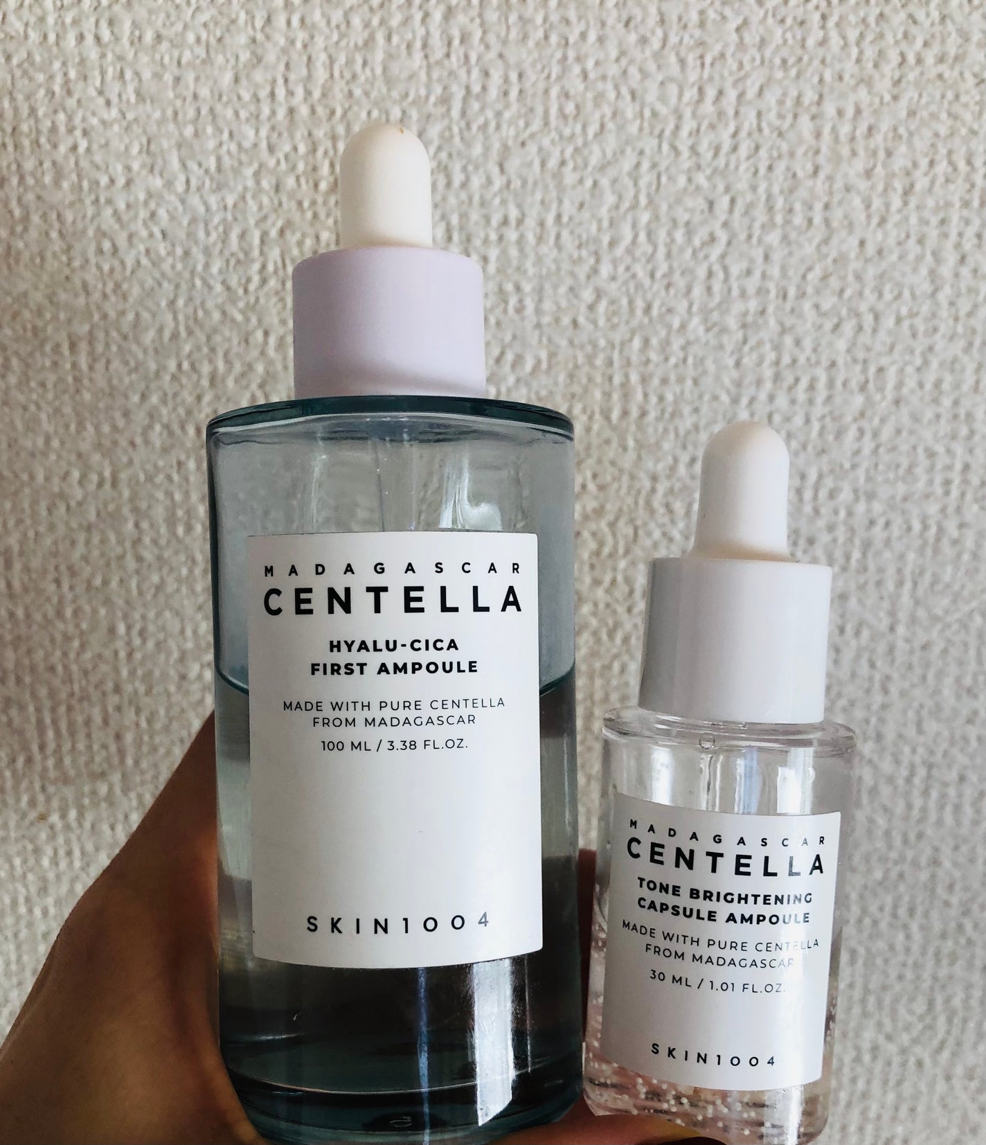 トーンブライトニング カプセルアンプル/SKIN1004/美容液を使ったクチコミ(1枚目)