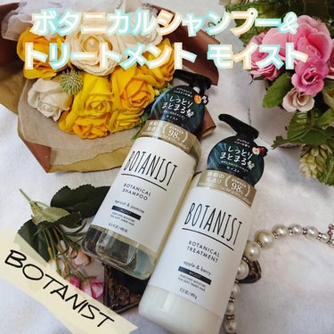 ボタニカルシャンプー／トリートメント(モイスト)  トリートメント/BOTANIST/シャンプー・コンディショナーを使ったクチコミ（1枚目）