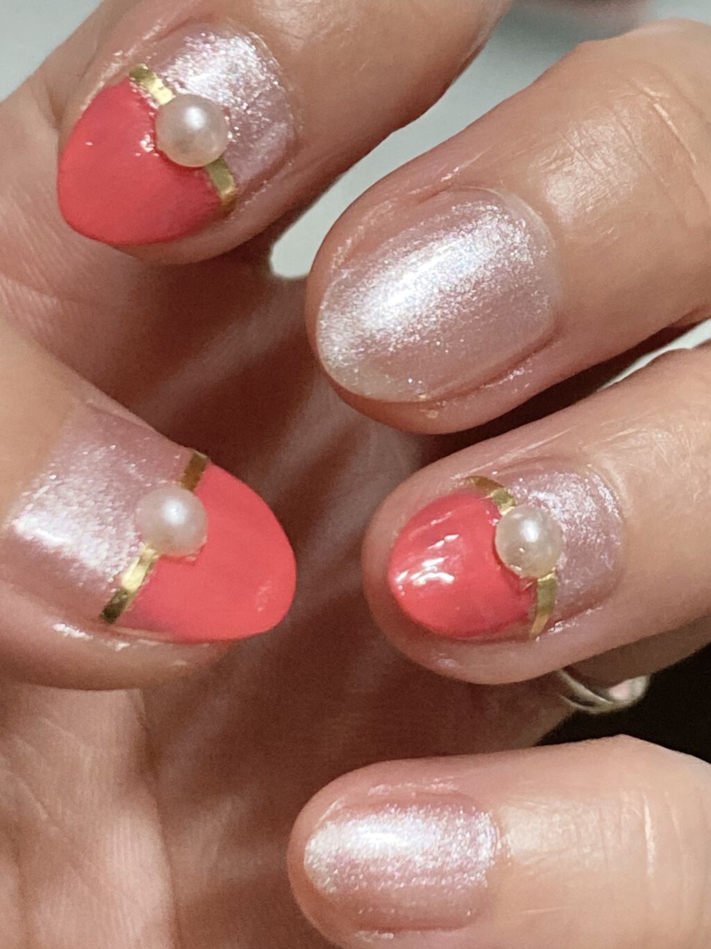 ネイルホリック Milky color PK803/ネイルホリック/マニキュアを使ったクチコミ（1枚目）