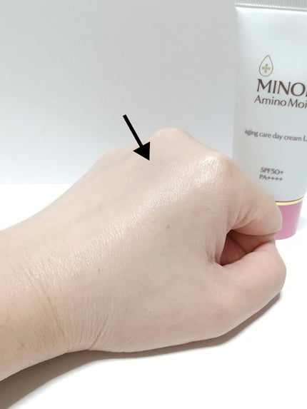 ミノン アミノモイスト エイジングケア デイクリームUV/ミノン/日焼け止めクリームを使ったクチコミ(4枚目)