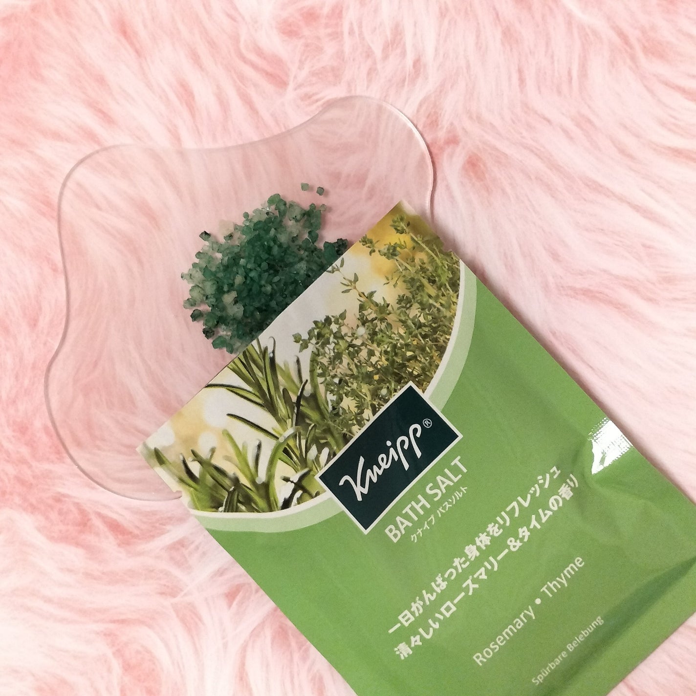 バスソルト ローズマリー&タイムの香り/クナイプ/無機塩系入浴剤を使ったクチコミ(1枚目)