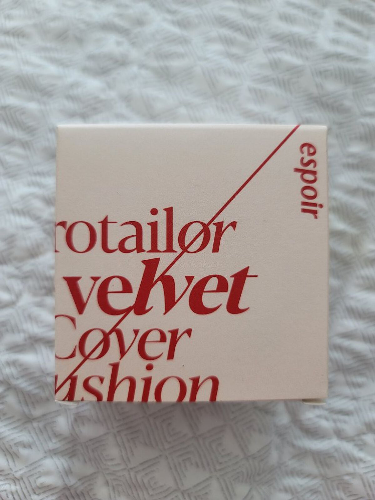 プロテーラービーベルベットカバークッション/espoir/クッションファンデーションを使ったクチコミ(1枚目)