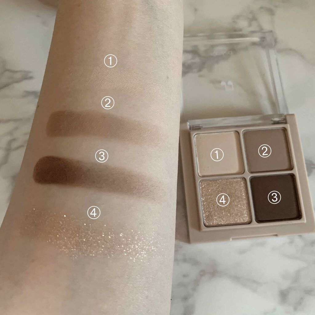 ベターザンアイズ ミュージックシリーズ/rom&nd/アイシャドウパレットを使ったクチコミ(3枚目)