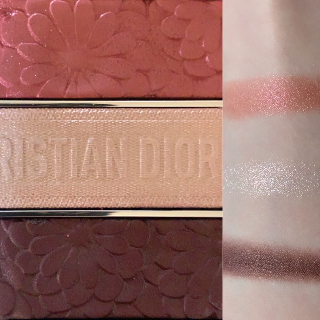 トリオ ブリック パレット＜ピュア グロウ＞/Dior/アイシャドウパレットを使ったクチコミ（2枚目）
