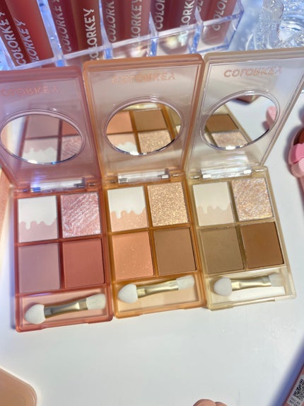 四色アイシャドウパレット/COLORKEY/アイシャドウパレットを使ったクチコミ(5枚目)