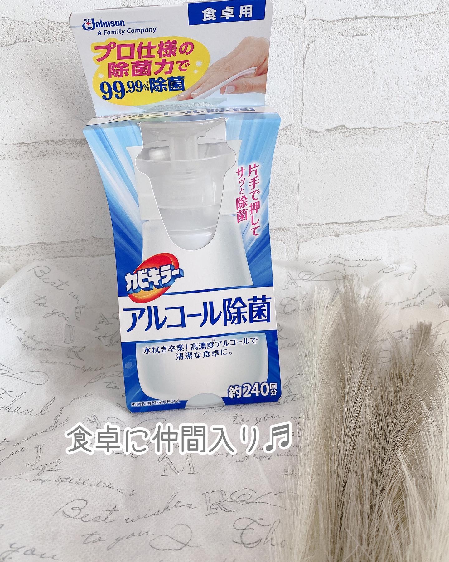 カビキラー アルコール除菌 食卓用/ジョンソン/その他を使ったクチコミ（1枚目）