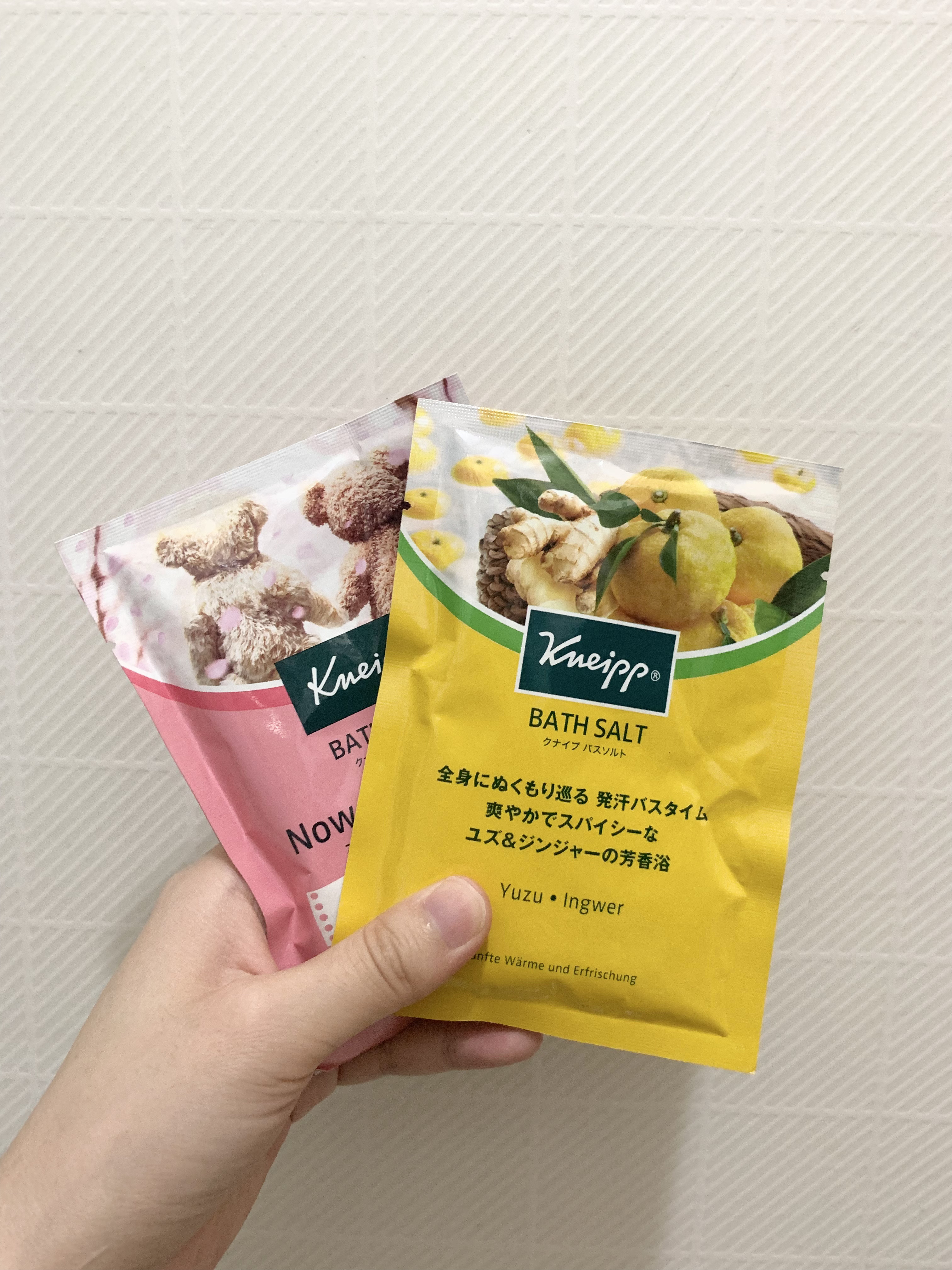 クナイプ バスソルト ユズ＆ジンジャーの香り/クナイプ/無機塩系入浴剤を使ったクチコミ（1枚目）