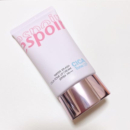 ウォータースプラッシュシカトーンアップクリーム/espoir/化粧下地を使ったクチコミ(1枚目)