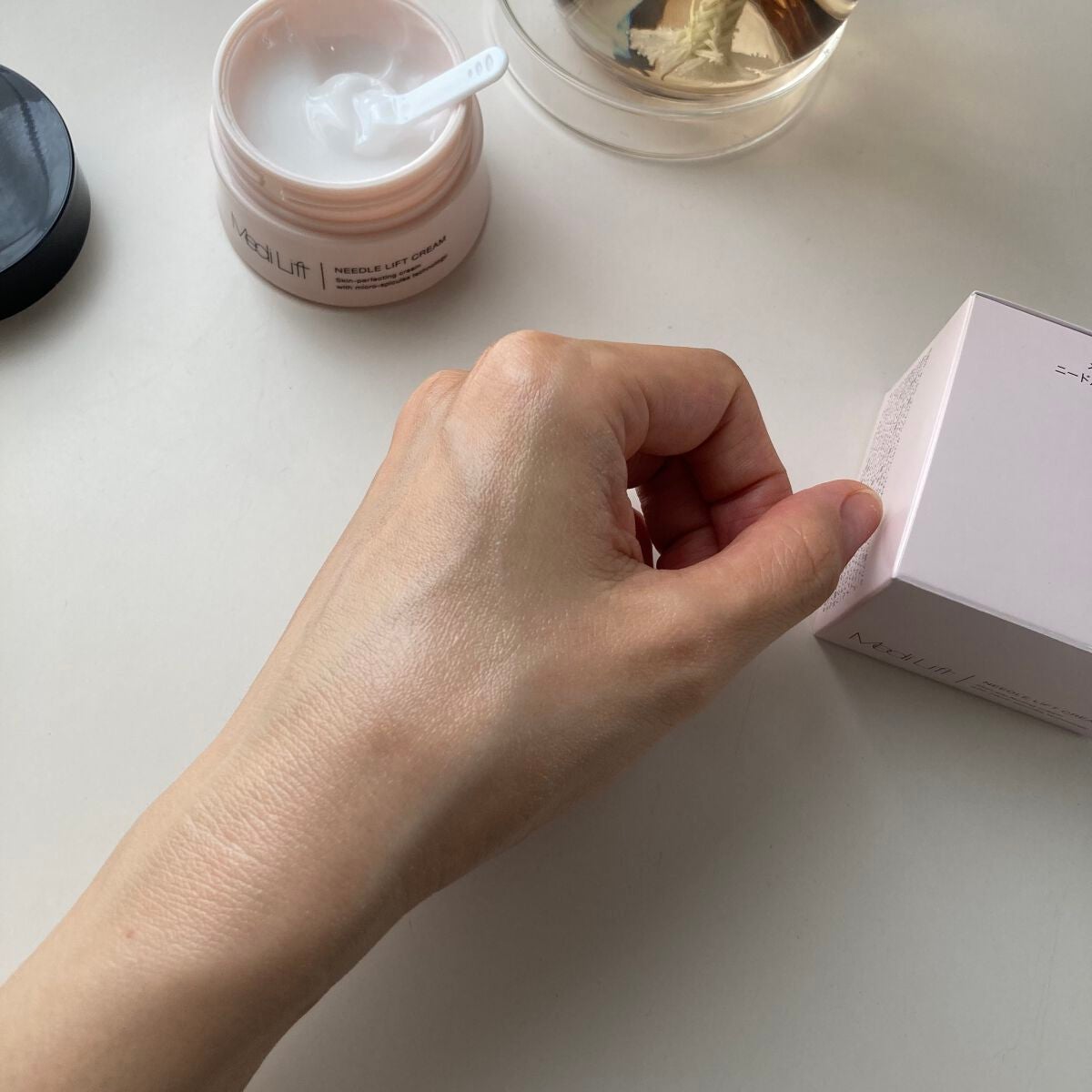 メディリフト ニードルリフトクリーム/YA-MAN TOKYO JAPAN/フェイスクリームを使ったクチコミ(7枚目)