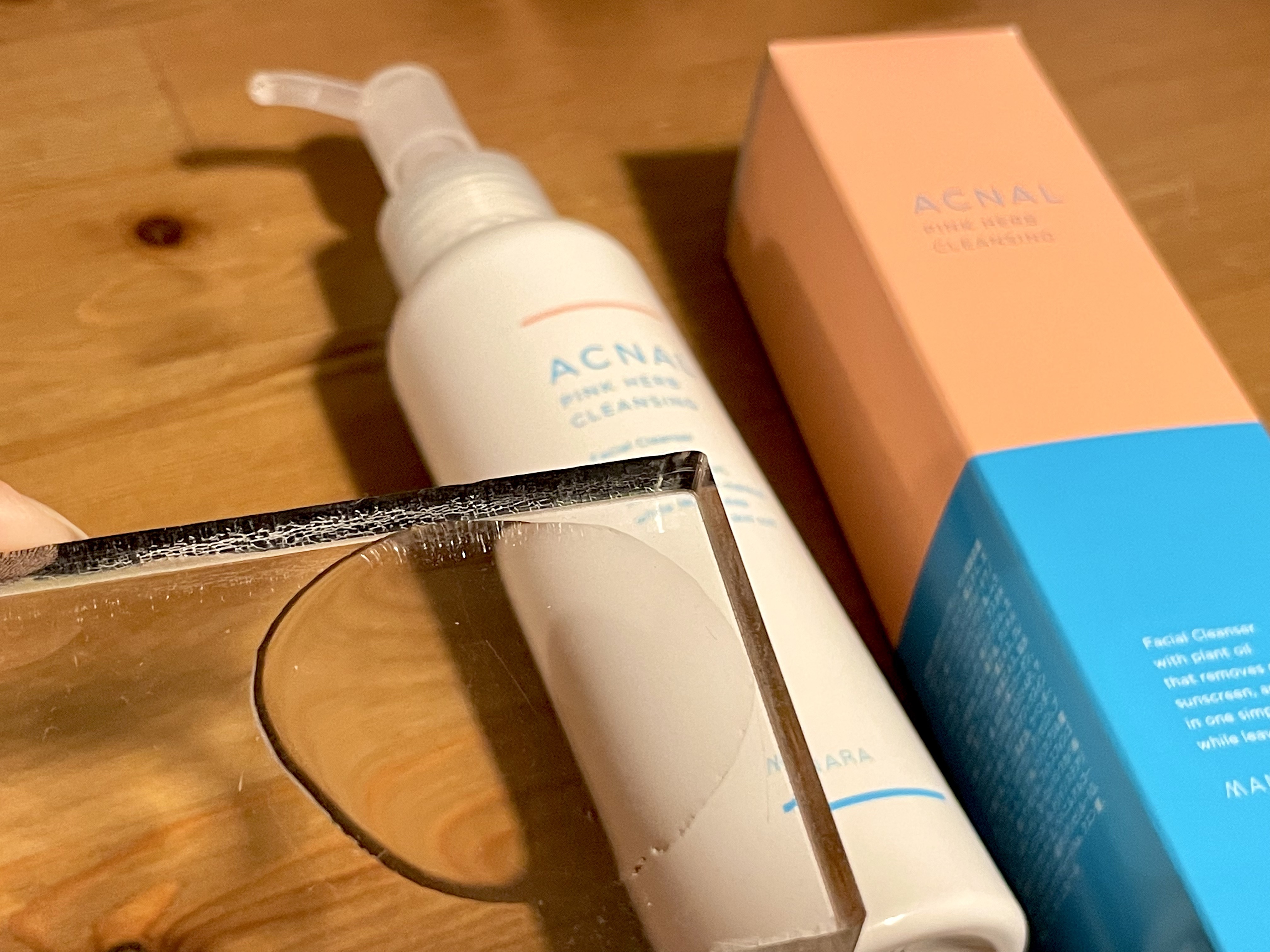 ピンクハーブクレンジング/ACNAL/オイルクレンジングを使ったクチコミ（2枚目）