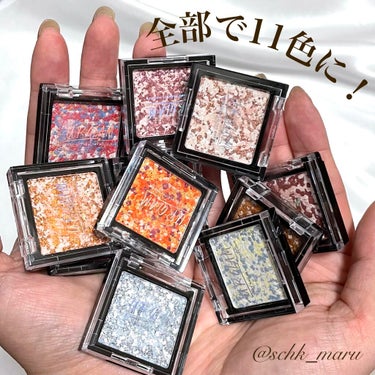 UR GLAM　MARBLE EYESHADOW/U R GLAM/パウダーアイシャドウを使ったクチコミ（3枚目）