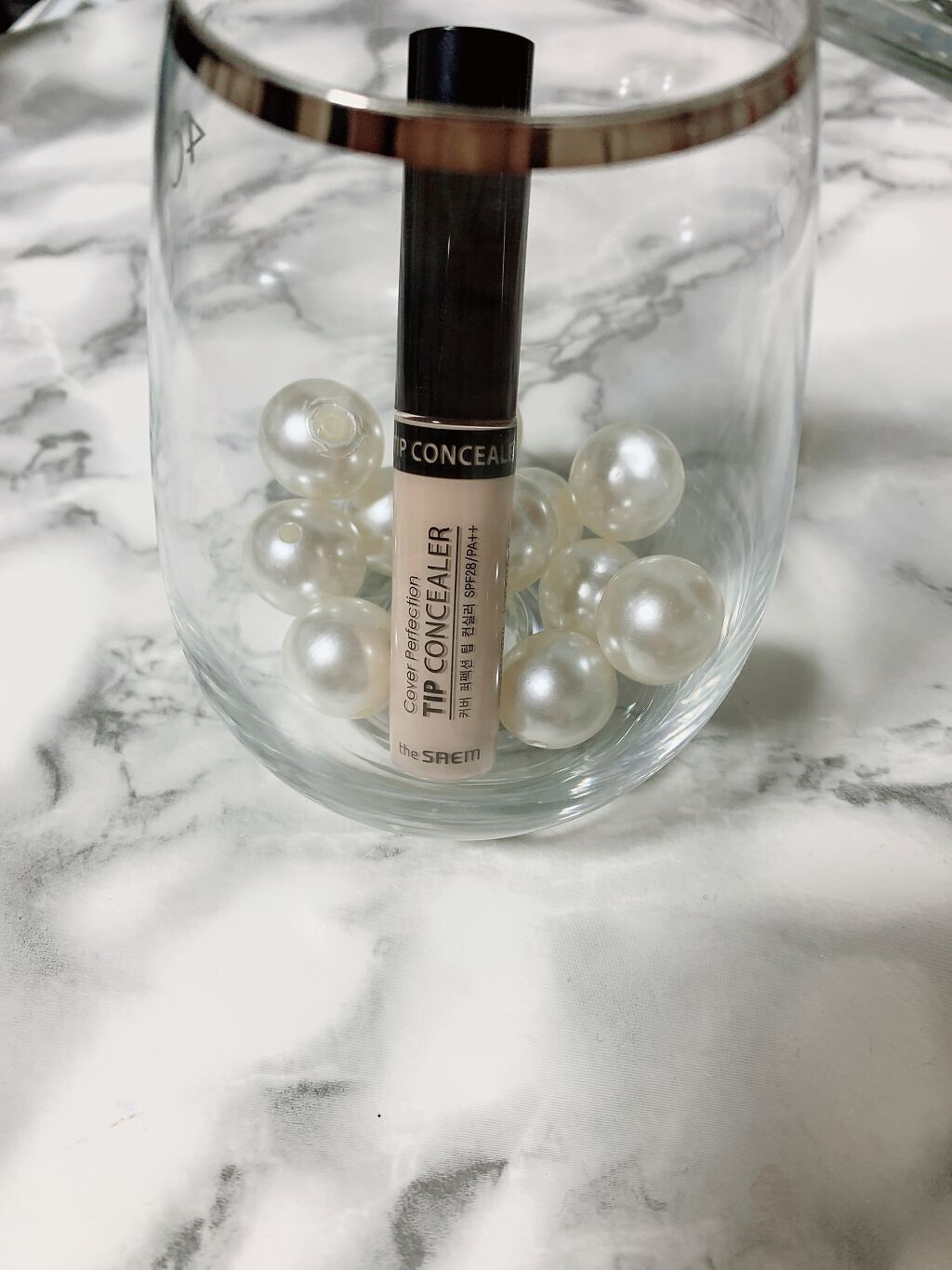 カバーパーフェクション チップコンシーラー/the SAEM/リキッドコンシーラーを使ったクチコミ（1枚目）