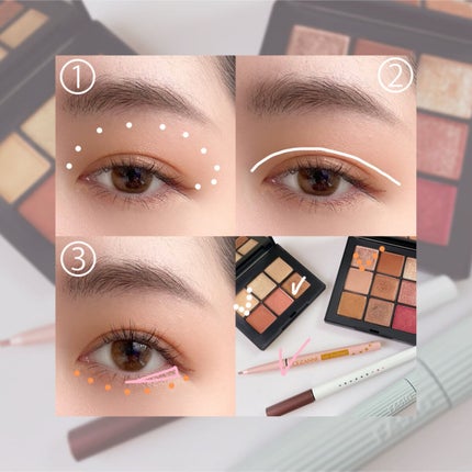 ヴォワヤジュールアイシャドウパレット/NARS/アイシャドウパレットを使ったクチコミ(2枚目)