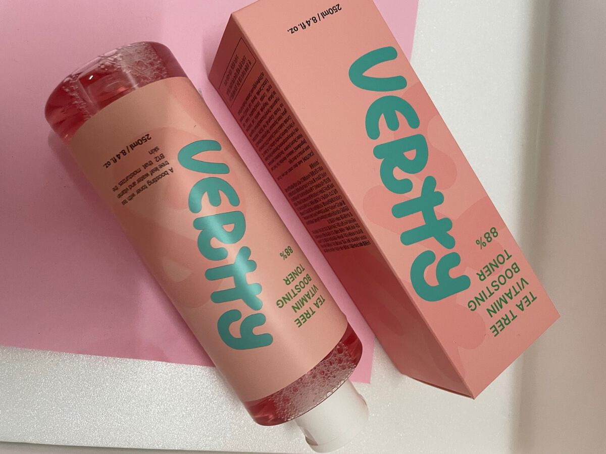 ティーツリー88%ビタミンブースティングトナー/Vertty/化粧水を使ったクチコミ（1枚目）