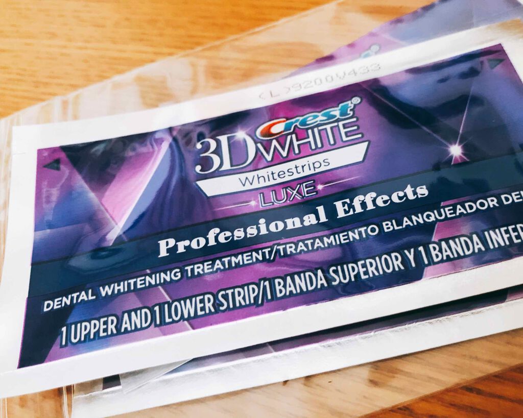 クレスト3Dホワイトニング ホワイトストリップ プロフェッショナル エフェクツ/クレスト/その他オーラルケアを使ったクチコミ（1枚目）